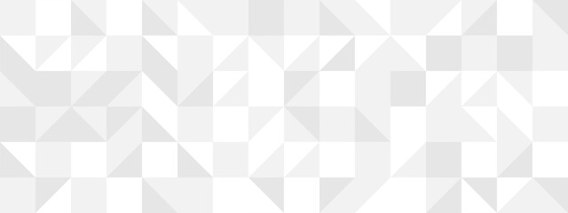 Obraz premium White trendy background of triangles in modern style, flat vector illustration. Cover of gray geometric shapes in retro texture for web design or postcard.
