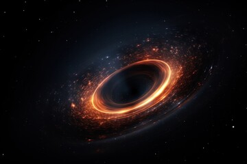 Fototapeta premium Black hole astronomy universe outdoors.