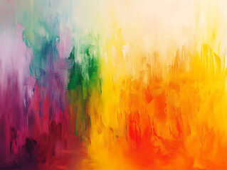 Abstract colorful oil painting background