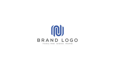 letter N logo design vector template design for brand.