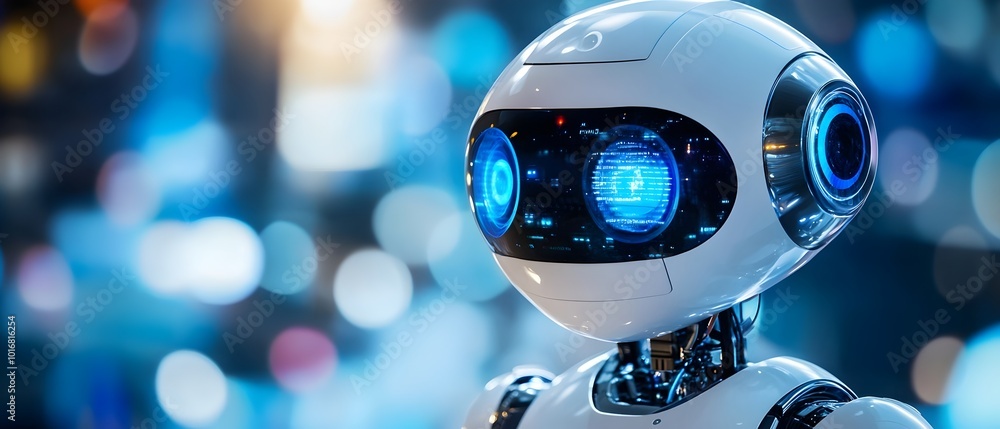 Poster visualizing an ai driven responsive interface design for the next of smart devices and virtual exper