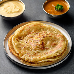 Crispy Roti Prata Delicious South Indian Delight