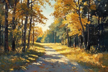 Obraz premium Abstract oil painting illustration background created with Generative AI