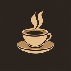 Obraz premium Vintage Premium Coffee Cafe and Restaurant Logo Design Vector