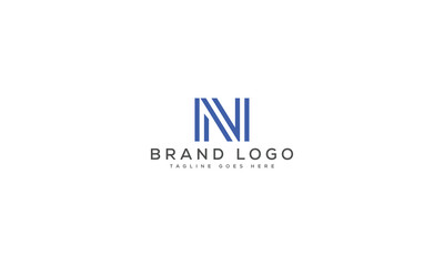 letter N logo design vector template design for brand.