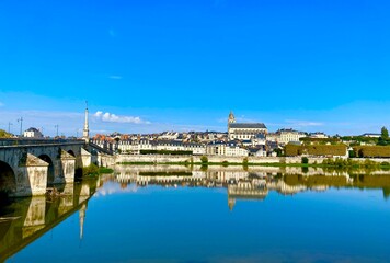 Fototapeta premium view of Blois in France