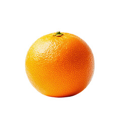 Fresh orange on a transparent background