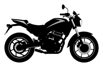 Motorcycle Silhouette vector illustration