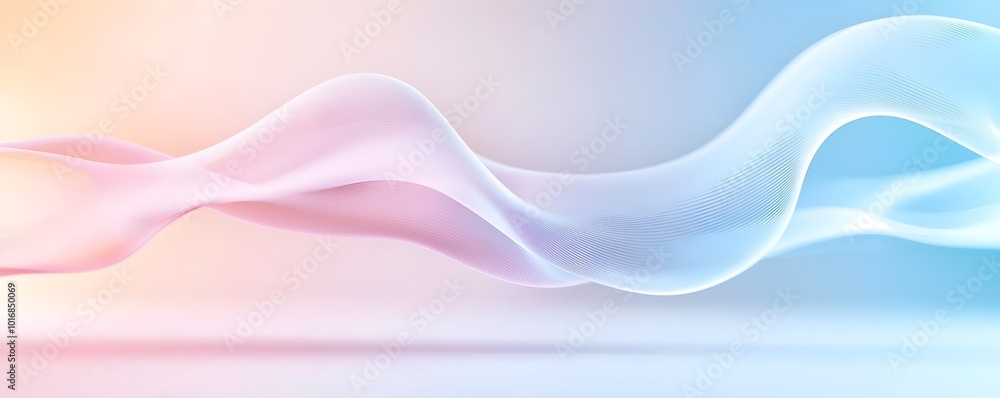 Poster dynamic cool tones flowing lines - smooth liquid background with vibrant sparks for energetic visual