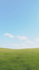 Meadow and little shepp outdoors horizon nature.