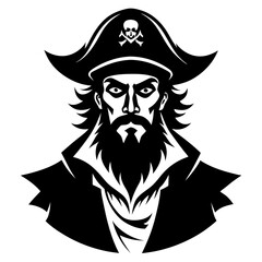 Pirate Silhouette vector illustration