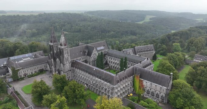 The Abbey of Maredsous, Benedictine monastery ,Denee Anhee in the Belgian province of Namur.