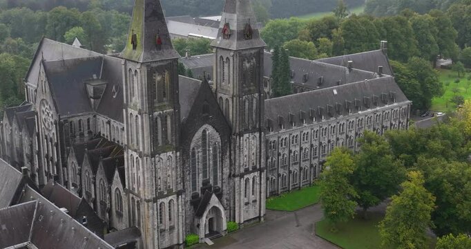 The Abbey of Maredsous, Benedictine monastery ,Denee Anhee in the Belgian province of Namur.