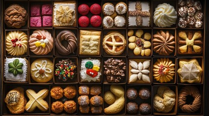 boxes of assorted cookies generative ai