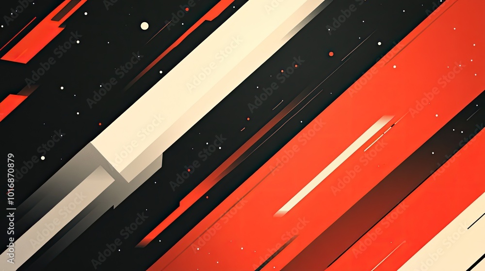 Poster simple geometric background with diagonal lines and contrasting shapes, perfect for professional or 