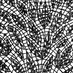Obraz premium Lace leaves pattern
