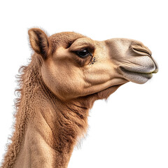 Obraz premium camel head isolated on transparent background