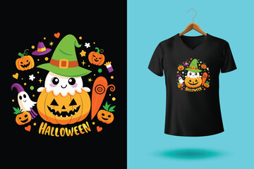 Halloween boo t-shirt design