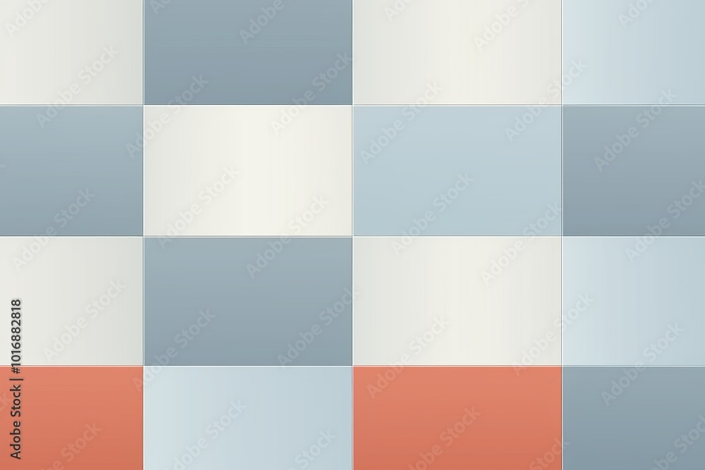 Poster minimalistic design featuring soft pastel colors with subtle text and graphic elements