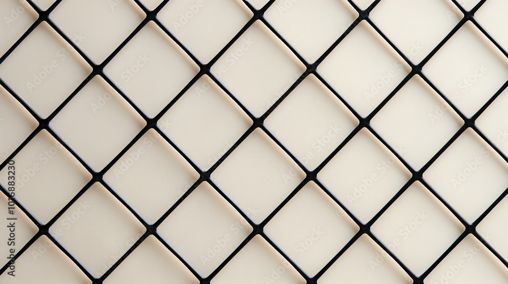Poster elegant grid map design featuring subtle lines on a neutral background for a clean look