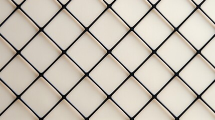Fototapeta premium Elegant grid map design featuring subtle lines on a neutral background for a clean look