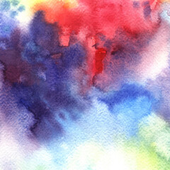 Watercolor background.