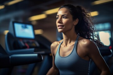 Fototapeta premium Exercise gym sports adult.