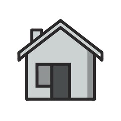small houses drawn with a marker, on a white background for designers and realtors to provide real estate services