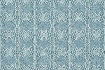 Fototapeta premium Minimalist abstract textured seamless pattern on blue gray background