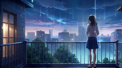 Chill & Sad Lofi Beats | Girl in Deep Thought