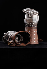 Medieval Knight King Armor Gauntlets Gloves Battle Medieval Crusades Protection