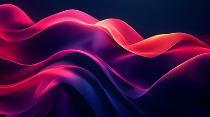 Obraz premium Abstract Background with Pink and Blue Waves