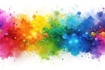 abstract colorful watercolor background with splashes
