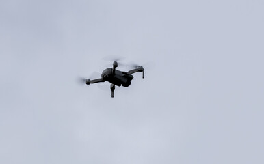 Remote-controlled unmanned aerial vehicles drones flyers
