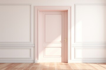 Fototapeta premium Classic door flooring wood architecture.