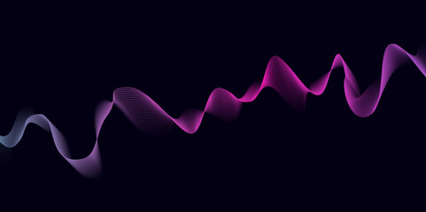 abstract blue line wave background. abstract background with purple wave. Abstract beautiful digital modern magical shiny electric energy laser neon texture with lines and waves. Abstract. Wave. 