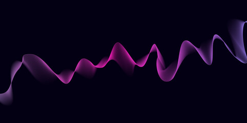 abstract blue line wave background. abstract background with purple wave. Abstract beautiful digital modern magical shiny electric energy laser neon texture with lines and waves. Abstract. Wave. 