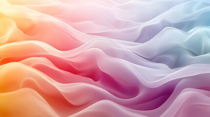 Obraz premium Abstract Background with Wavy Lines and Gradient Colors
