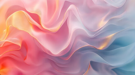 Obraz premium Abstract Background with Wavy Lines and Golden Details