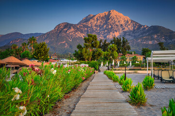 Beautiful Turkish Riviera near Tekirova at sunrise. Kemer,Turkey