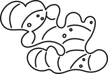 ginger herb spice ingradient food clipart