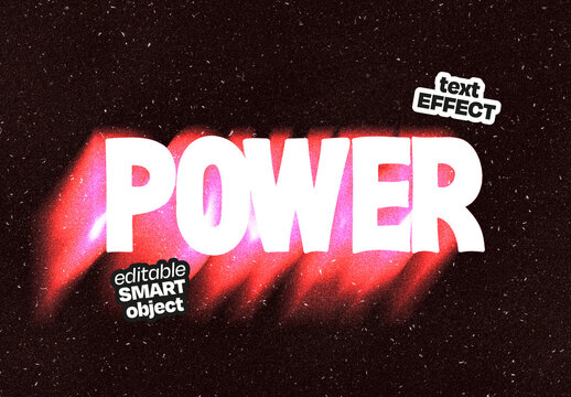 Motion Blur Text Effect