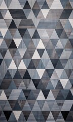 Fototapeta premium Geometric gray triangles form a modern abstract pattern.