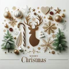 Merry Christams party poster design