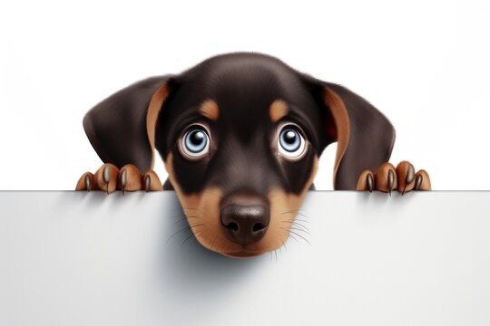 Animal peeking cartoon mammal.