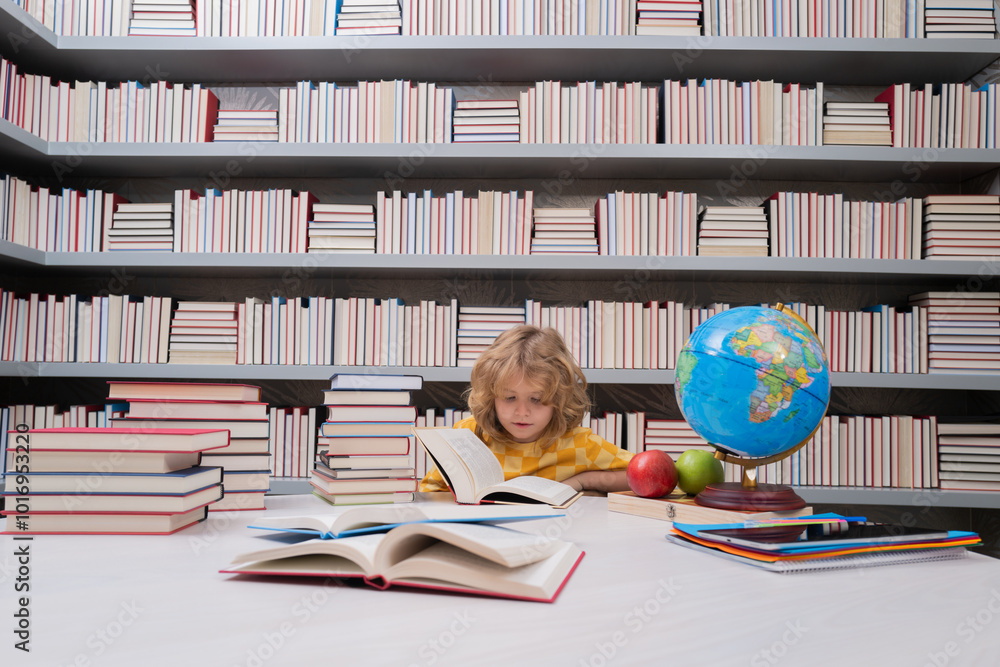 Poster school and students in classroom. education kids. child pupil student in the school class. studying 