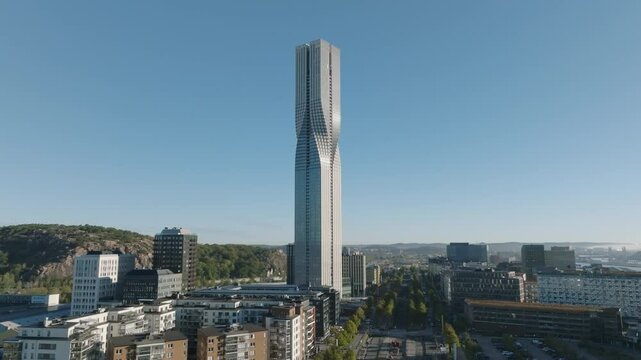 Skyscraper in sunlight