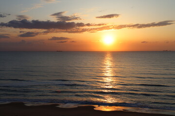 sunrise over the sea
