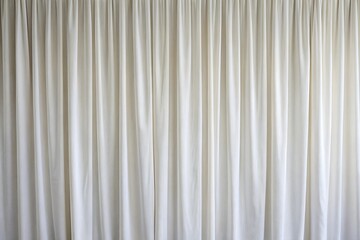 Obraz premium Medium shot white fabric curtain with textured background