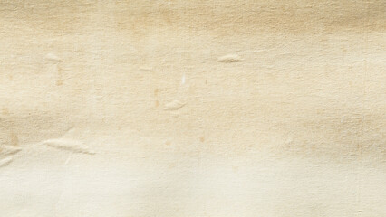 yellowed old canvas paper texture with brown stains